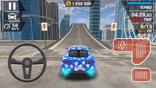 Smash Car Hit - American Car Driving Simulator Impossible Stunts -Android Gameplay Walkthrough