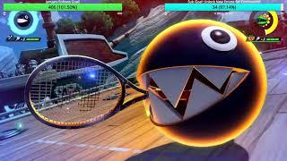 Dont Blink Once in a Lifetime Match Against High Level Mario Tennis Aces Player Icepixel