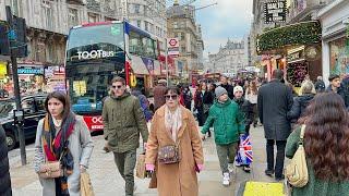 England Central London Sunset Walk  Relaxing Walking tour in West End London 4K HDR