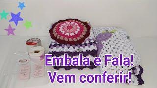 Embala e Fala Mostrei com embalei as encomendas das minhas clientes.