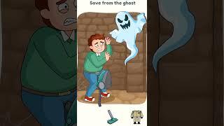 save from the ghost #kartunlucu #funny #shorts