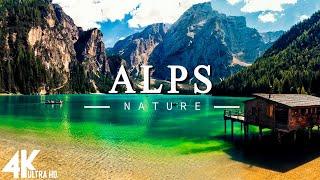 FLYING OVER THE ALPS 4K UHD - Relaxing Music Along With Beautiful Nature Videos4K Video Ultra HD