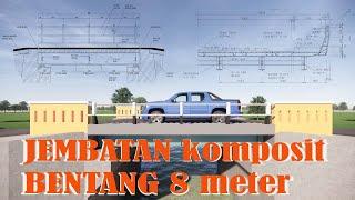 Gambar rencana Jembatan beton