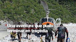 MALAVENTURADOS  Querían bajar en kayak por el Río Pilón y terminan siendo rescatados