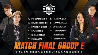 2020 Free Fire Indonesia Masters 2020 Spring  Final Group E