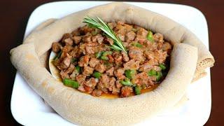 ቆንጆና ጤናማ መረቅ ያለው ጥብስ አሰራር  Ethiopian Food  How to make Tibs easily