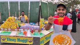 India ki Sabse Tasty Tadke wali Maggi aur Aloo Toast   KING of Cheesy Maggi Noodles 