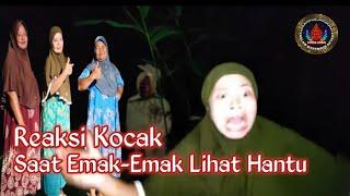 REAKSI EMAK EMAK SAAT LIHAT HANTU SEMOGA YG NONTON REJEKINYA BERLIMPAH RUAH