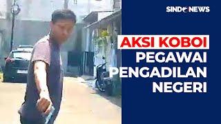 BARBAR Pegawai PN Depok Todongkan Senpi ke Warga - Sindo Siang 1308