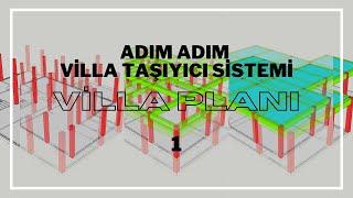 Adım Adım Villa Taşıyıcı Sistemi - 1 #sketchup