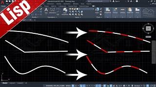 break shapes Polyline Spline… into segments of a given length or number of segments in AutoCAD