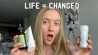 SKINCARE HAUL FOR DRY TO NORMAL ACNE PRONE SKIN  sunscreen serum hair growth + more