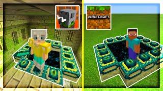 Craftsman Building Craft vs Minecraft PE  Portals  Craftsman vs MCPE