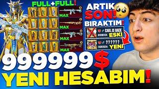 ARTIK SON 5 YILLIK HESABIMI BIRAKTIM YENİ 999999$ DEĞERİNDE HESABIM  HER ŞEY FULL  PUBG Mobile