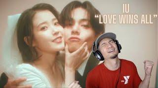 Non-K-pop fan reacts to IU Love Wins All Isnt that the guy from BTS?