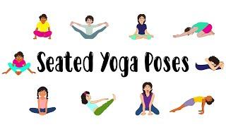 Seated Yoga Poses for Flexibility and Strength for Kids  Yoga for Children  Yoga Guppy