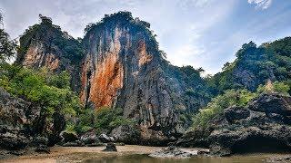 Exploring the Secret Caves and Lagoons of Phang Nga Bay in Phuket - 2018 Thailand Travel VLOG 4k -