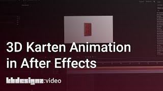3D KARTEN ANIMATION IN AFTER EFFECTS  kbdesignzvideo