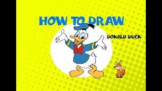 How to draw Donald Duck - Learn to Draw - ART LESSON  disney world full episodes