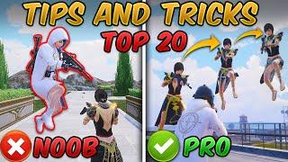 TOP 20 BEST TIPS AND TRICKS OF 2021 PUBG MOBILE