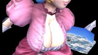 ssbb giantess peach test