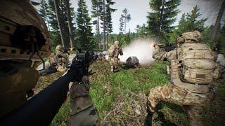 ArmA 3  Ukrainian Special Forces Helmet Cam Combat Footage