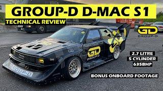 Group-D Audi Quattro D-MacS1 Technical Review with Onboard Footage