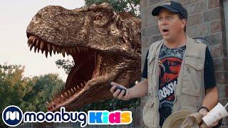 GIANT Dinosaur Adventure @TRexRanch  Moonbug Kids - Explore With Me