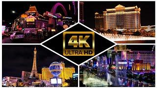 Гуляем в центре Лас-Вегаса и Казино 4K UHD VideoStrip Street in Las Vegas + Casino 4K UHD