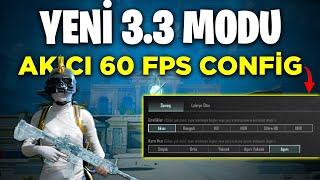 YENİ  PUBG MOBİLE 3.3 60 FPS CONFİG  PUBG MOBİLE KASMA SORUNU ÇÖZÜMÜ