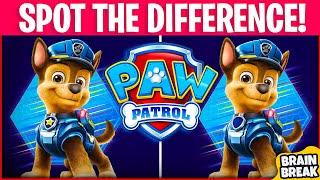 PAW Patrol Spot The Difference  Brain Breaks For Kids  PAW Patrol Games For Kids  Danny Go Noodle