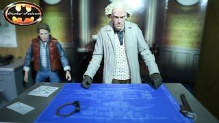 NECA Back To The Future Ultimate Doc Brown 1955 Action Figure Review & Comparison