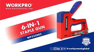 WORKPRO 6-IN-1 Staple Gun  Staple Gun