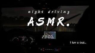 Nemenin Kamu Driving di Malam Hari di Tengah Hujan  ASMR Roleplay Indonesia  whispers