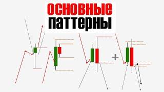 ОСНОВНЫЕ ПАТТЕРНЫ И Свечные Модели Прайс Экшен Для Торговли На Рынке  В ОДНОМ Видео