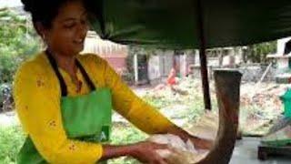 Talented Women Cutting Chicken professionals ways     