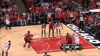 LeBron James Dwyane Wade on an 18-3 Run to Close Out Bulls ECF Game 5 HD