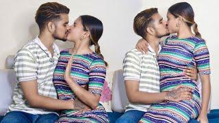 Mene Nancy Ki Jib Cut Kardi ️  Real Kissing Prank  Gone So Much Romantic  Couple Rajput