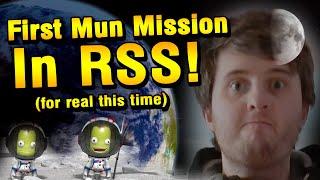 KSP I Played RSS for the first time Apollo Style Mun Mission in the RSS KSP mod