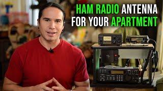 The EASY and CHEAP HAM RADIO APARTMENT ANTENNA perfect for new hams