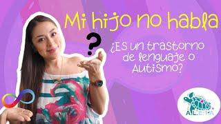 Mi hijo no habla Autismo o Trastorno del lenguaje #terapiadelenguaje