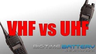 VHF vs UHF - Whats the difference