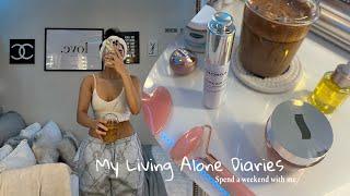 My Living Alone Diaries  Chill weekend at home unboxing haul cleaning my fave pasta recipe...