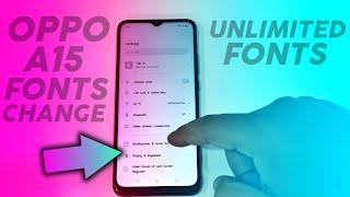 Oppo A15 Fonts Change  Change Fonts in Oppo A15  Oppo A15 Fonts Changer  Technology Master Fonts