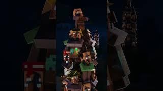 VILLAGER NEWS INVASION Minecraft Animation #shorts