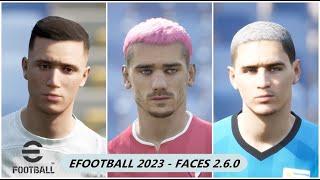 EFOOTBALL 2023 - V 2.6.0 -  NOVAS FACES E UPDATES FACES  PS5 