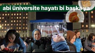 okulda bir günüm  kyk da konser?  doğum günü   yemekler sivas cumhuriyet üniversitesi