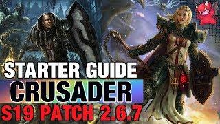 Crusader Starter Build Diablo 3 Patch 2.6.7 Season 19 Roland Guide