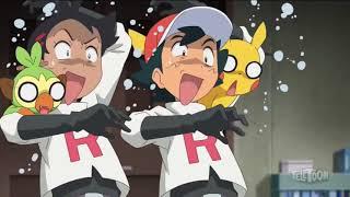 Ash and goh Join team rocket
