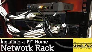Installing a Home Network Rack